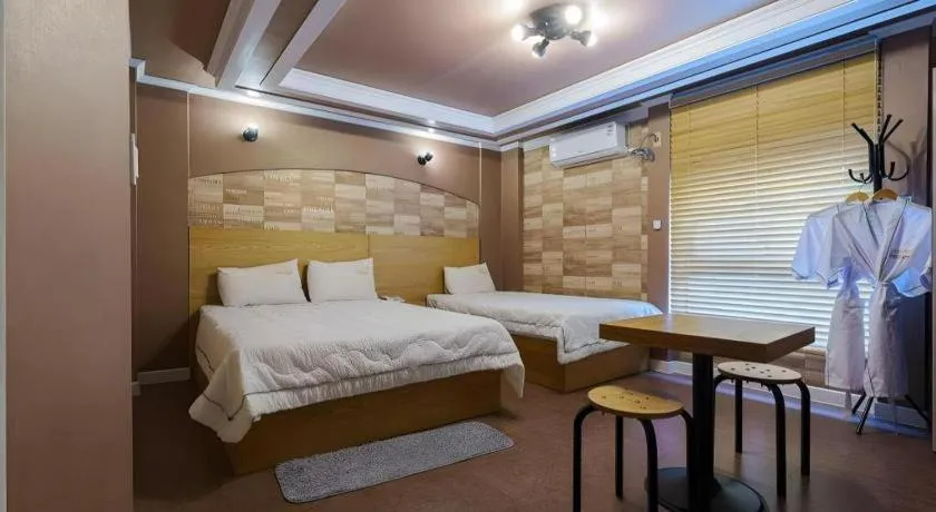 Bed in Gwangju Sejong Hotel