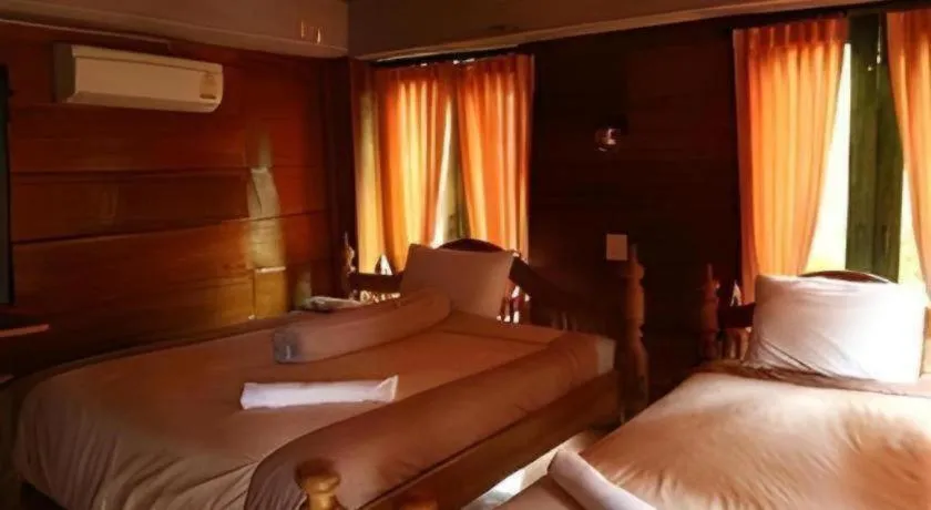 Bed in P&P Coffee & Resort Maesariang