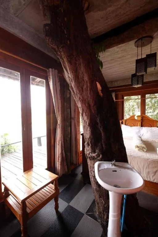 Bed in P&P Coffee & Resort Maesariang