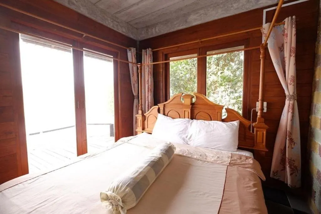 Bed in P&P Coffee & Resort Maesariang