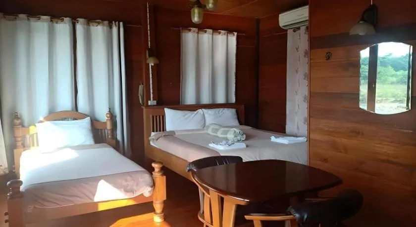 Bed in P&P Coffee & Resort Maesariang