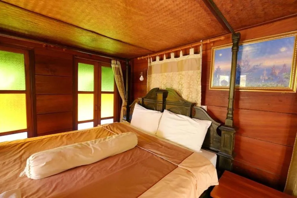 Bed in P&P Coffee & Resort Maesariang