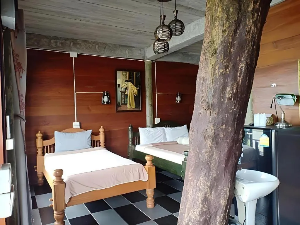 Bed in P&P Coffee & Resort Maesariang