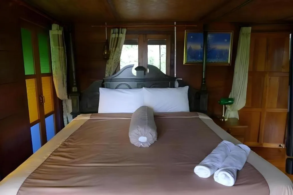 Bed in P&P Coffee & Resort Maesariang