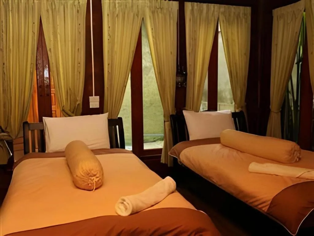 Bed in P&P Coffee & Resort Maesariang