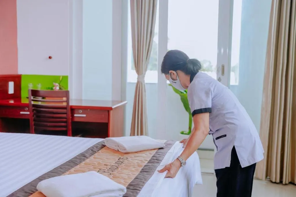 Bed in Hotel 175 Saigon