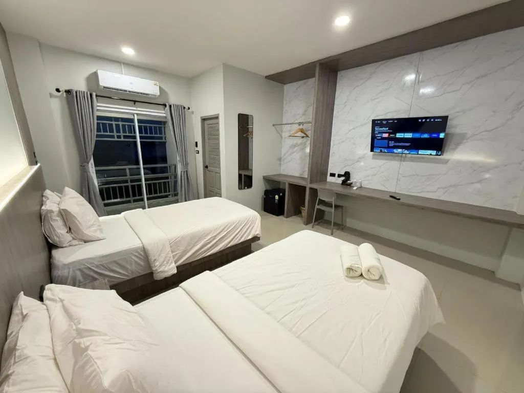 Bed in Nonsi Hotel Phitsanulok