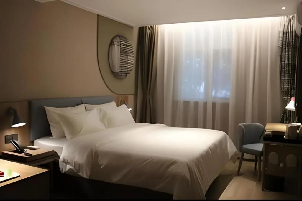 Bed in Home Inn Neo Shanghai Railway Station