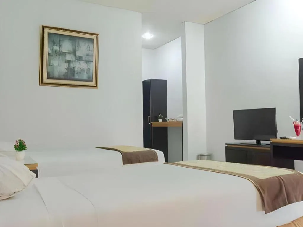 Bed in d'Arcici Hotel Plumpang