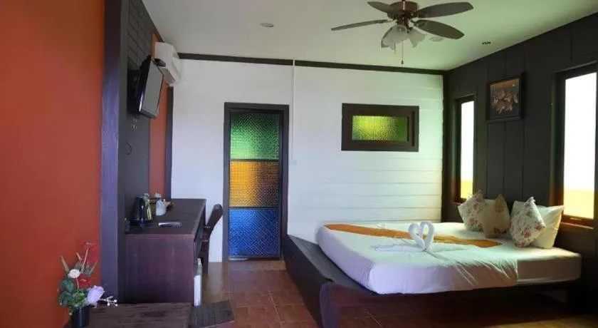 Bed in Wanghin Bungalow