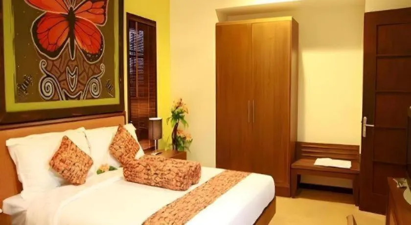 Bed in The Luxio Hotel