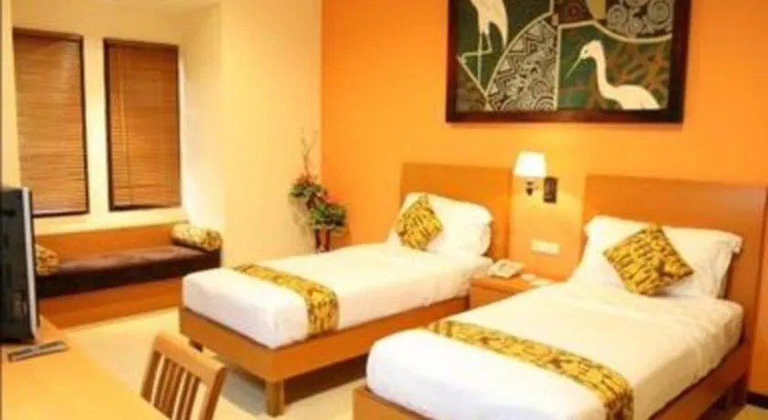 Bed in The Luxio Hotel