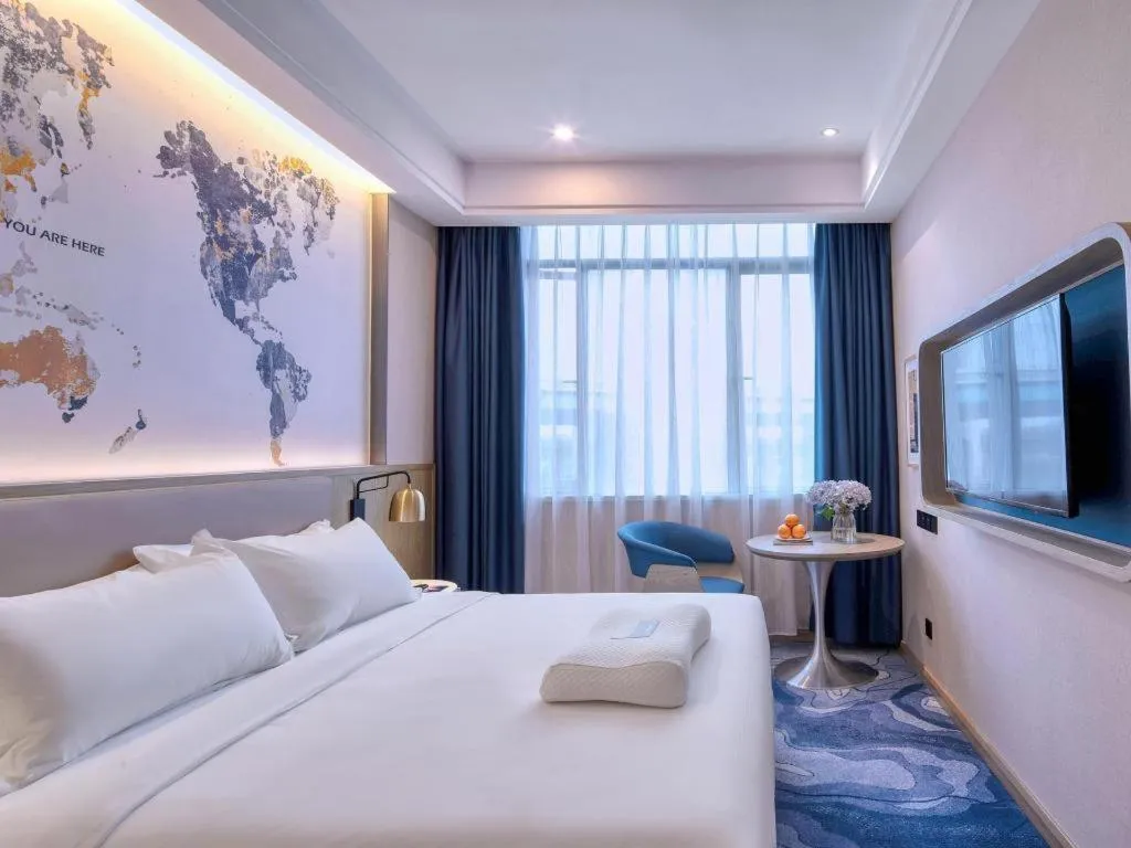 Bed in Kyriad Marvelous Hotel·Yanbu International Tea City