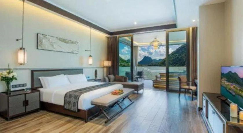 Bed in LN Dongfang Hot Spring Resort