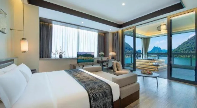 Bed in LN Dongfang Hot Spring Resort