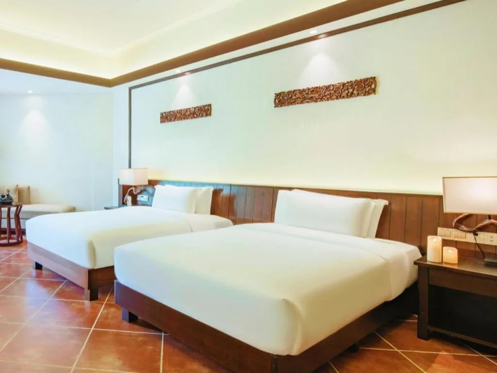 Bed in LN Dongfang Hot Spring Resort