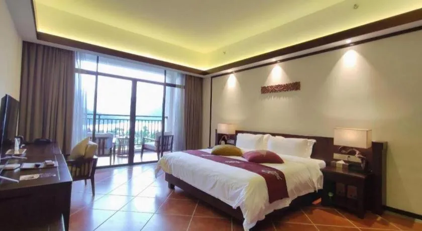 Bed in LN Dongfang Hot Spring Resort