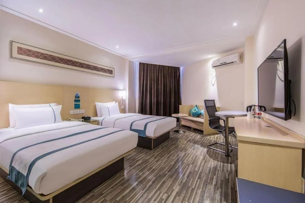 Bed in City Comfort Inn Liuzhou Diwang North Station