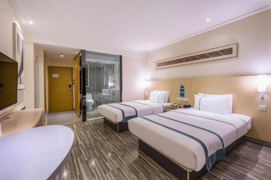 Bed in City Comfort Inn Liuzhou Diwang North Station