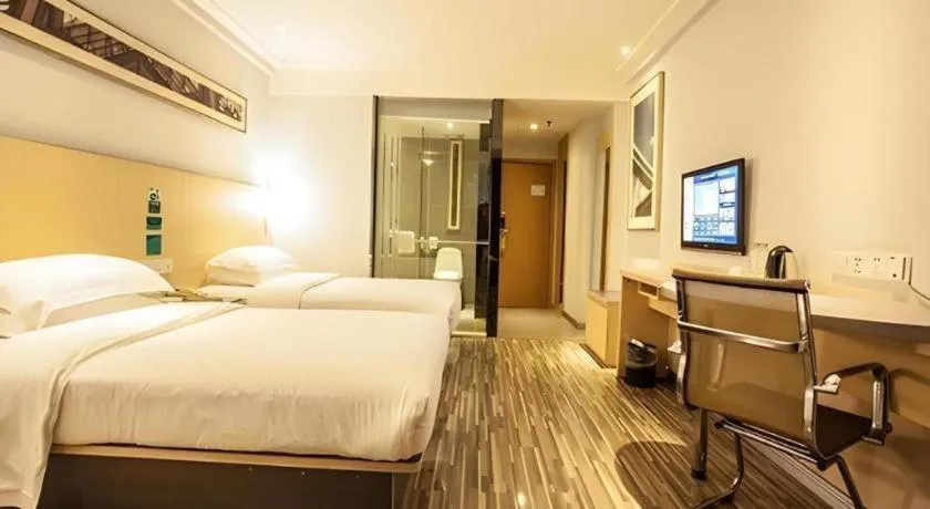 Bed in City Comfort Inn Liuzhou Diwang North Station