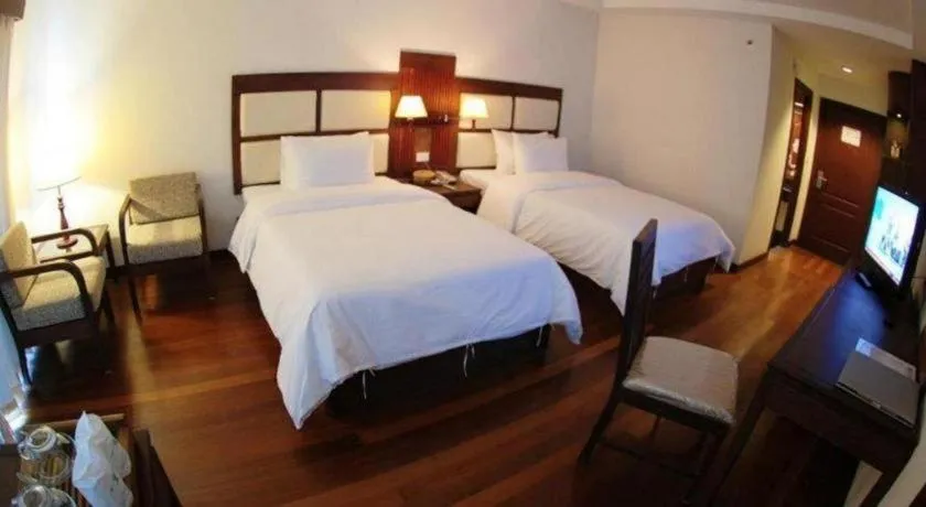 Bed in River City Hotel