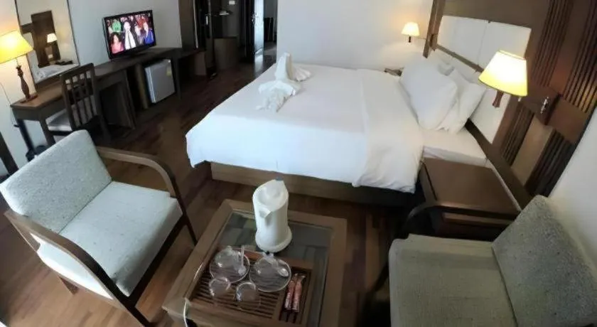 Bed in River City Hotel