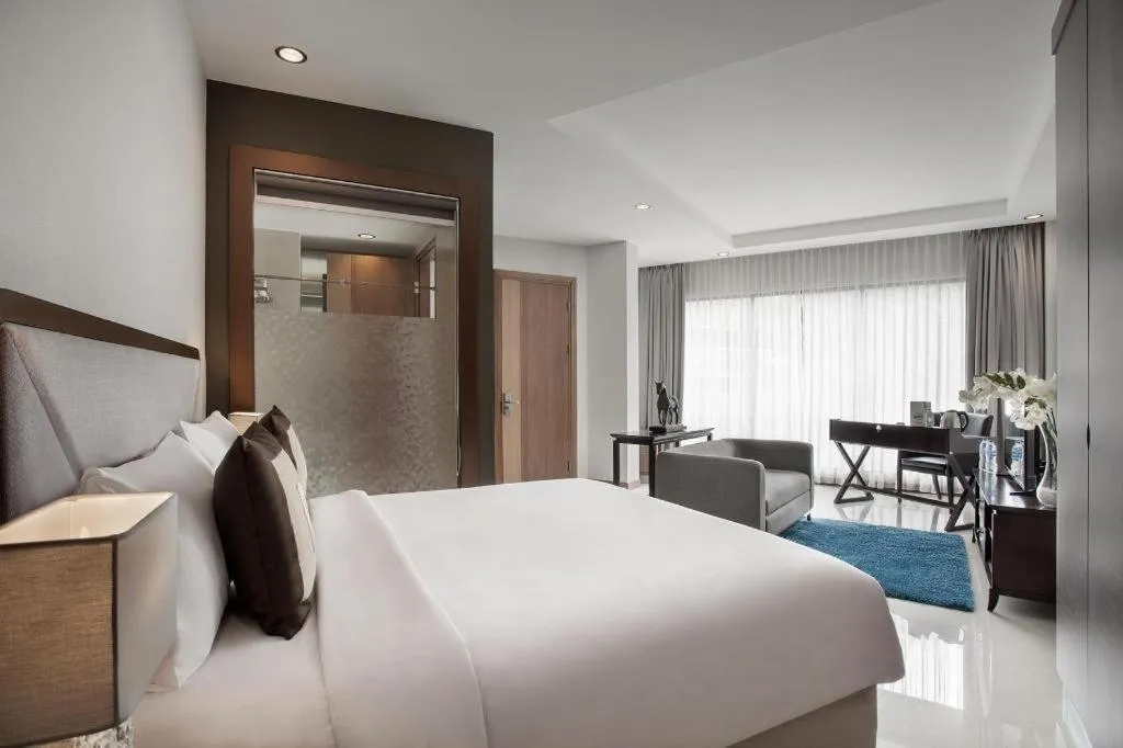 Bed in Sawana Suites