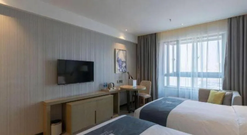 Bed in Echarm Hotel Nanchang Hongcheng Wangfujing