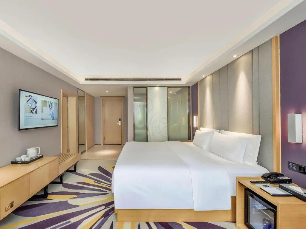 Bed in Lavande Hotel·Xishuangbanna Jinghong Songkran Square