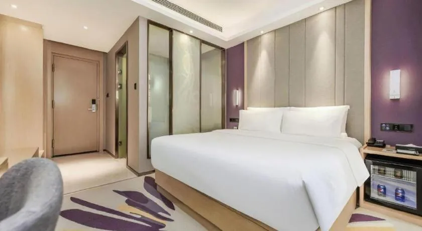 Bed in Lavande Hotel·Xishuangbanna Jinghong Songkran Square