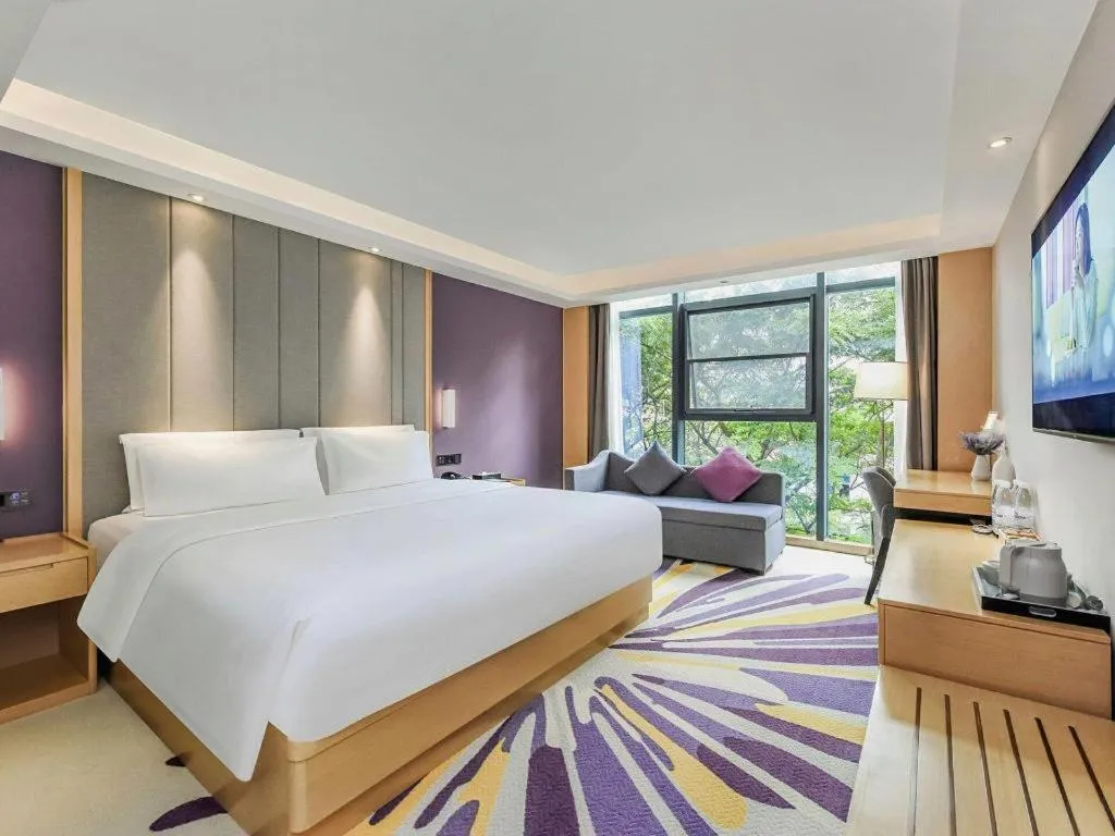 Bed in Lavande Hotel·Xishuangbanna Jinghong Songkran Square