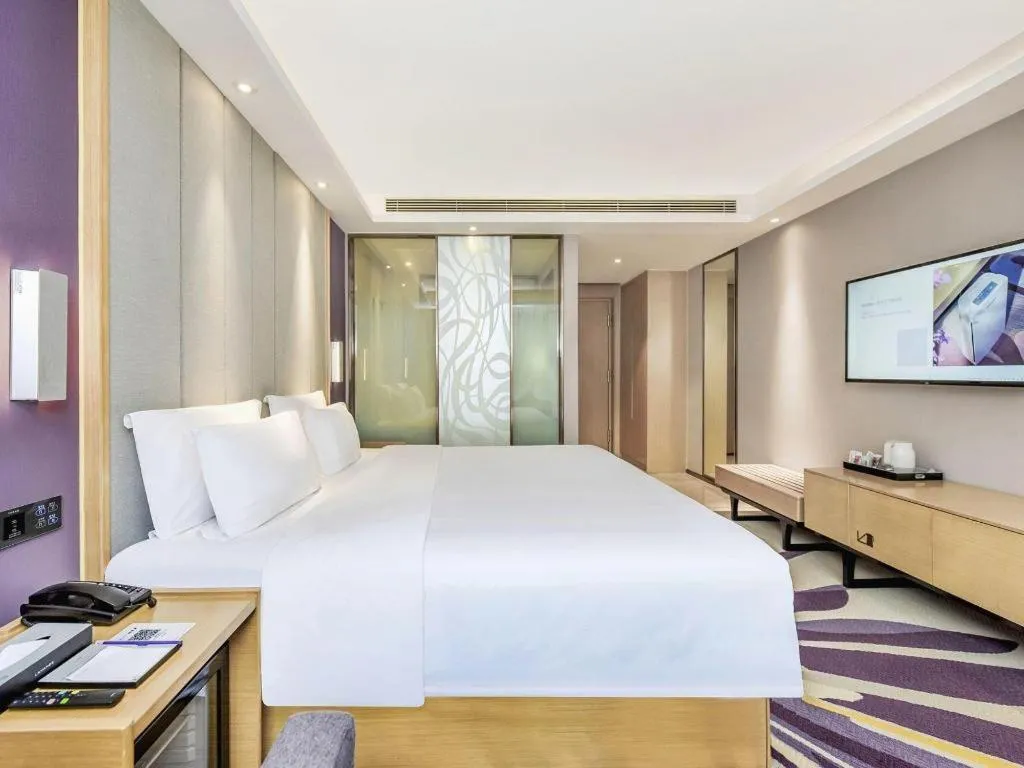 Bed in Lavande Hotel·Xishuangbanna Jinghong Songkran Square