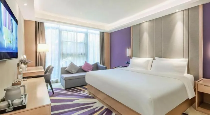 Bed in Lavande Hotel·Xishuangbanna Jinghong Songkran Square