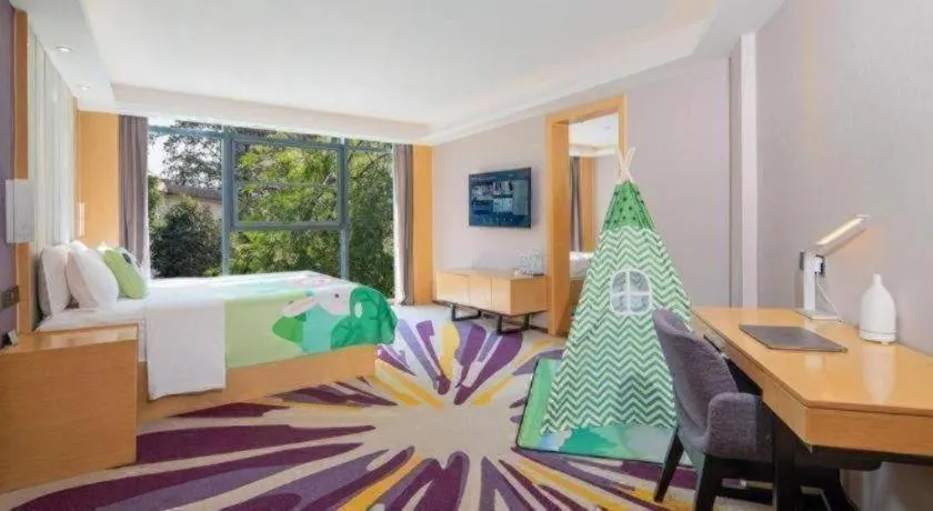 Bed in Lavande Hotel·Xishuangbanna Jinghong Songkran Square