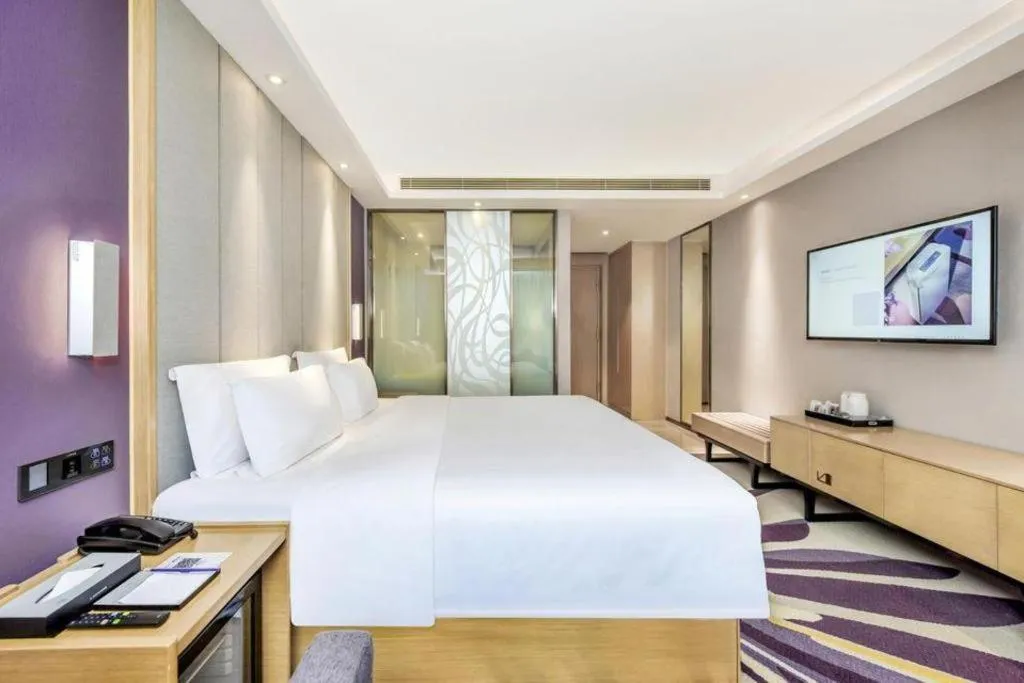 Bed in Lavande Hotel·Xishuangbanna Jinghong Songkran Square