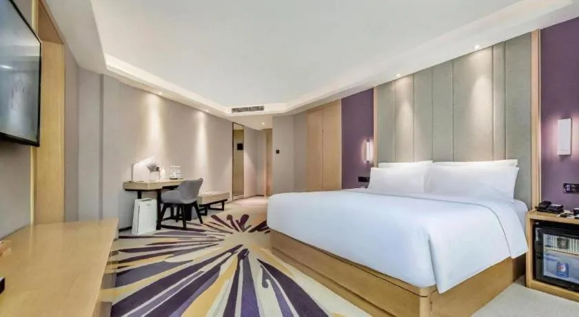 Bed in Lavande Hotel·Xishuangbanna Jinghong Songkran Square