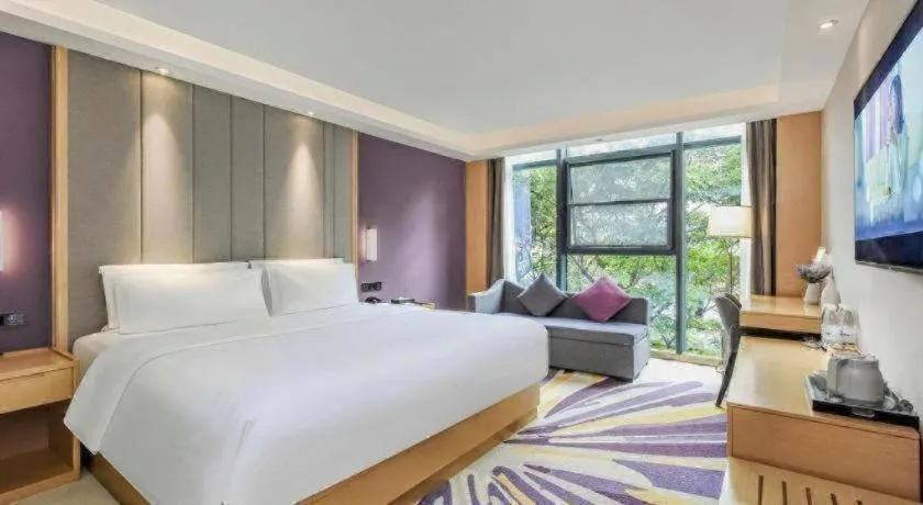 Bed in Lavande Hotel·Xishuangbanna Jinghong Songkran Square