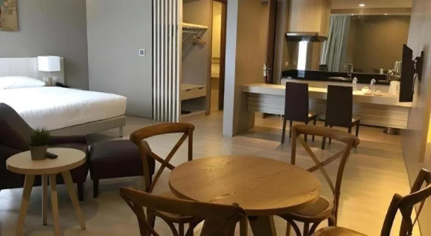 Bed in Double G Resort Anyer