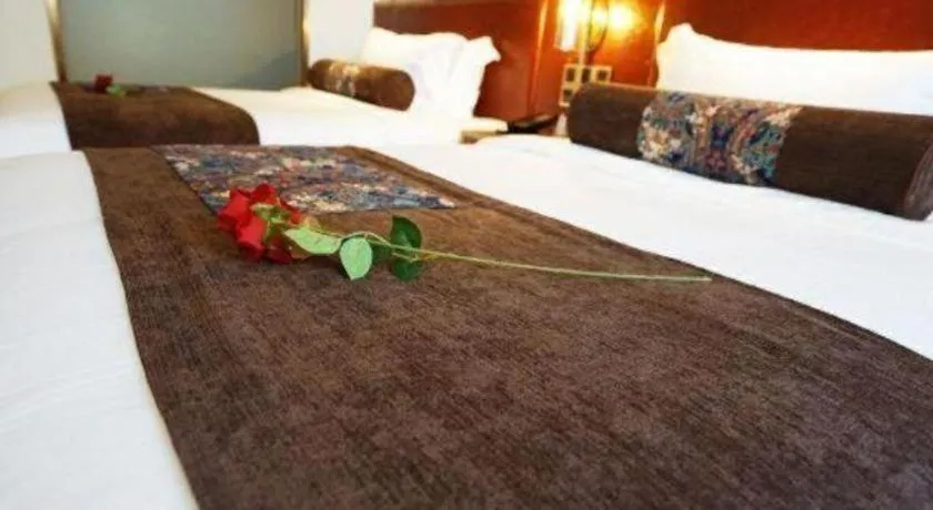 Bed in James Joyce Coffetel Beijing Yizhuang Rongjing East Street Subway Station