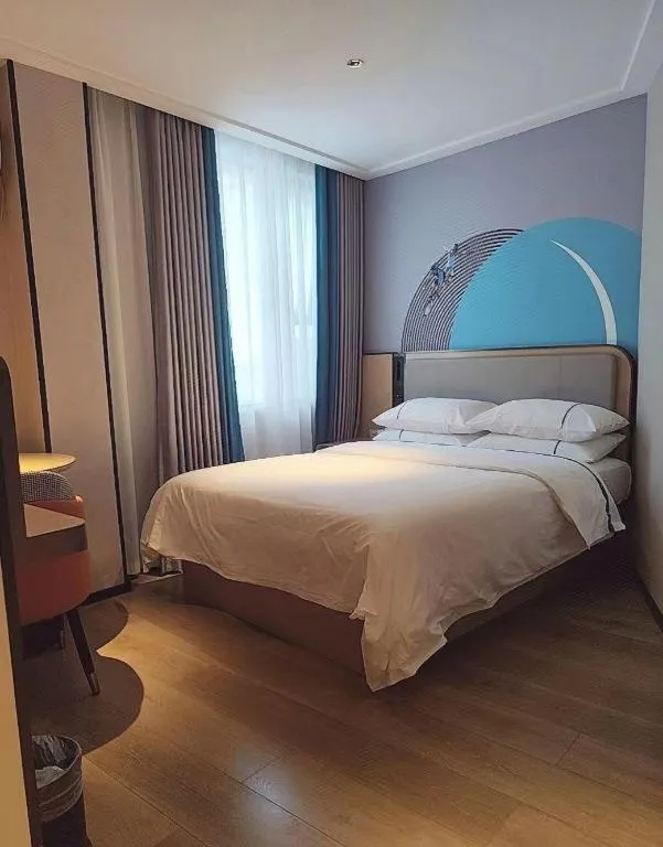 Bed in City Comfort Inn Yulin Bobai Pedestrian Street