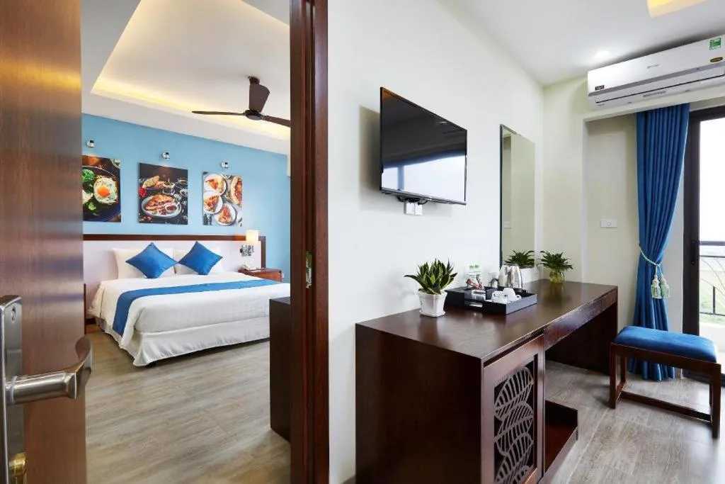 Bed in Marissa Hotel & Spa Hai Tien