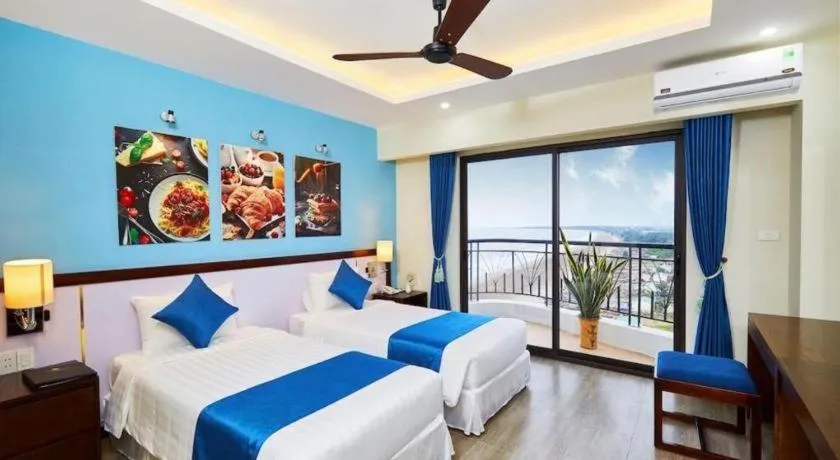 Bed in Marissa Hotel & Spa Hai Tien