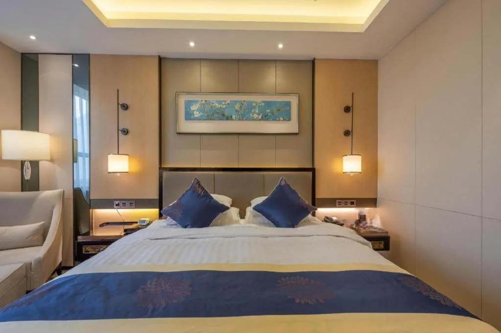 Bed in Qingshan Hotel Baotou