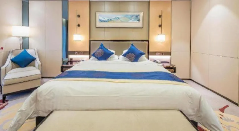 Bed in Qingshan Hotel Baotou