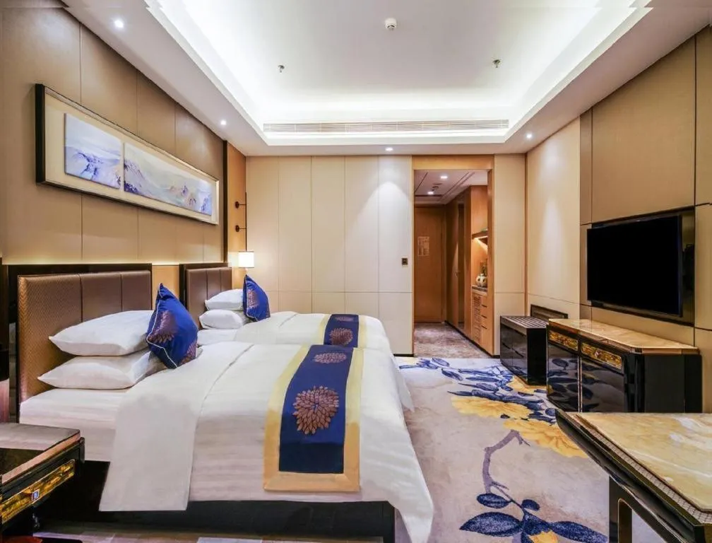 Bed in Qingshan Hotel Baotou