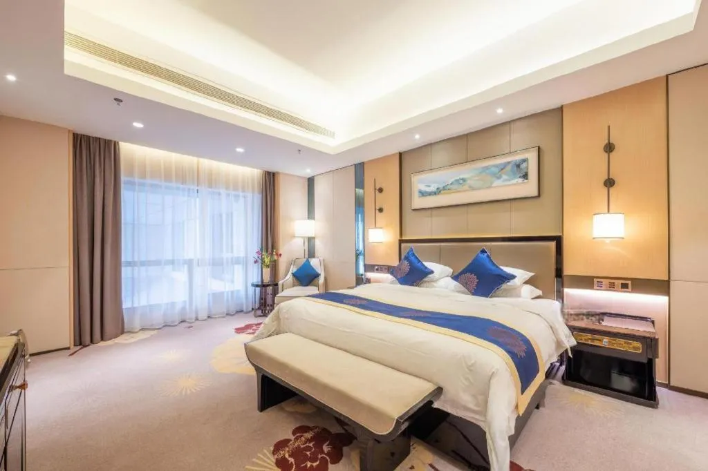 Bed in Qingshan Hotel Baotou