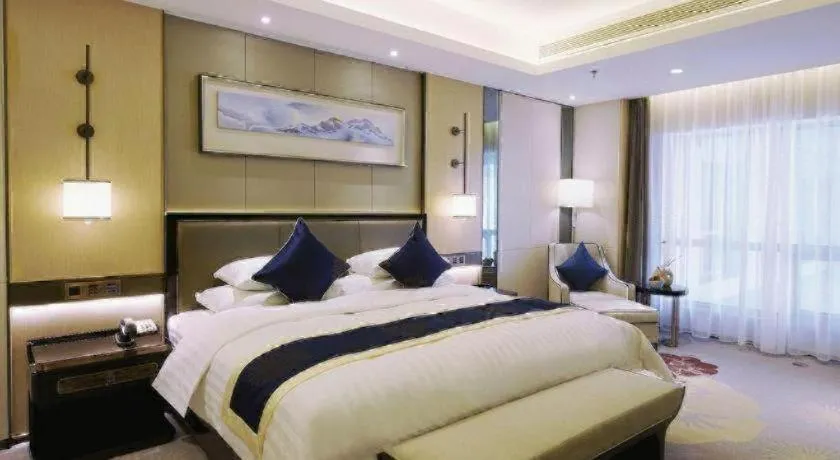 Bed in Qingshan Hotel Baotou