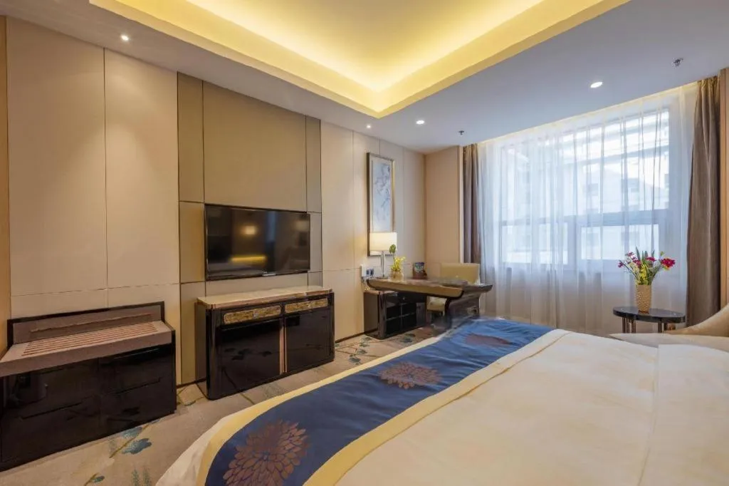 Bed in Qingshan Hotel Baotou