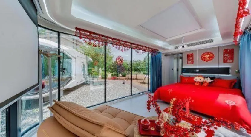 Bed in Qingshan Hotel Baotou