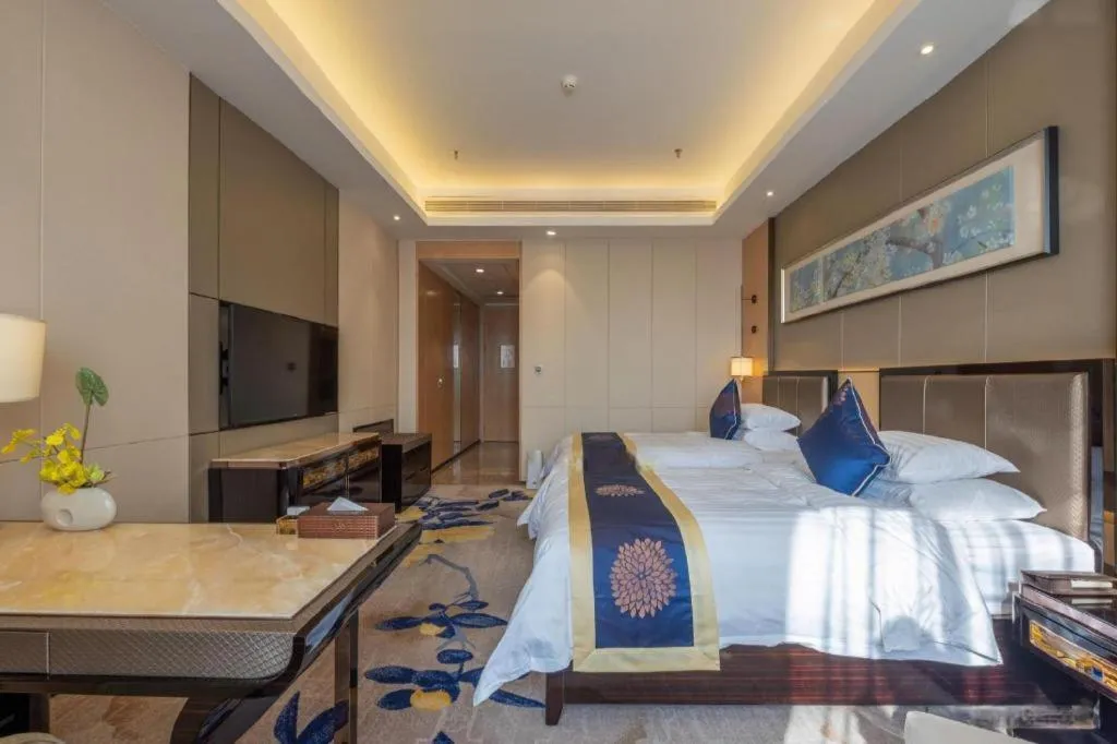 Bed in Qingshan Hotel Baotou